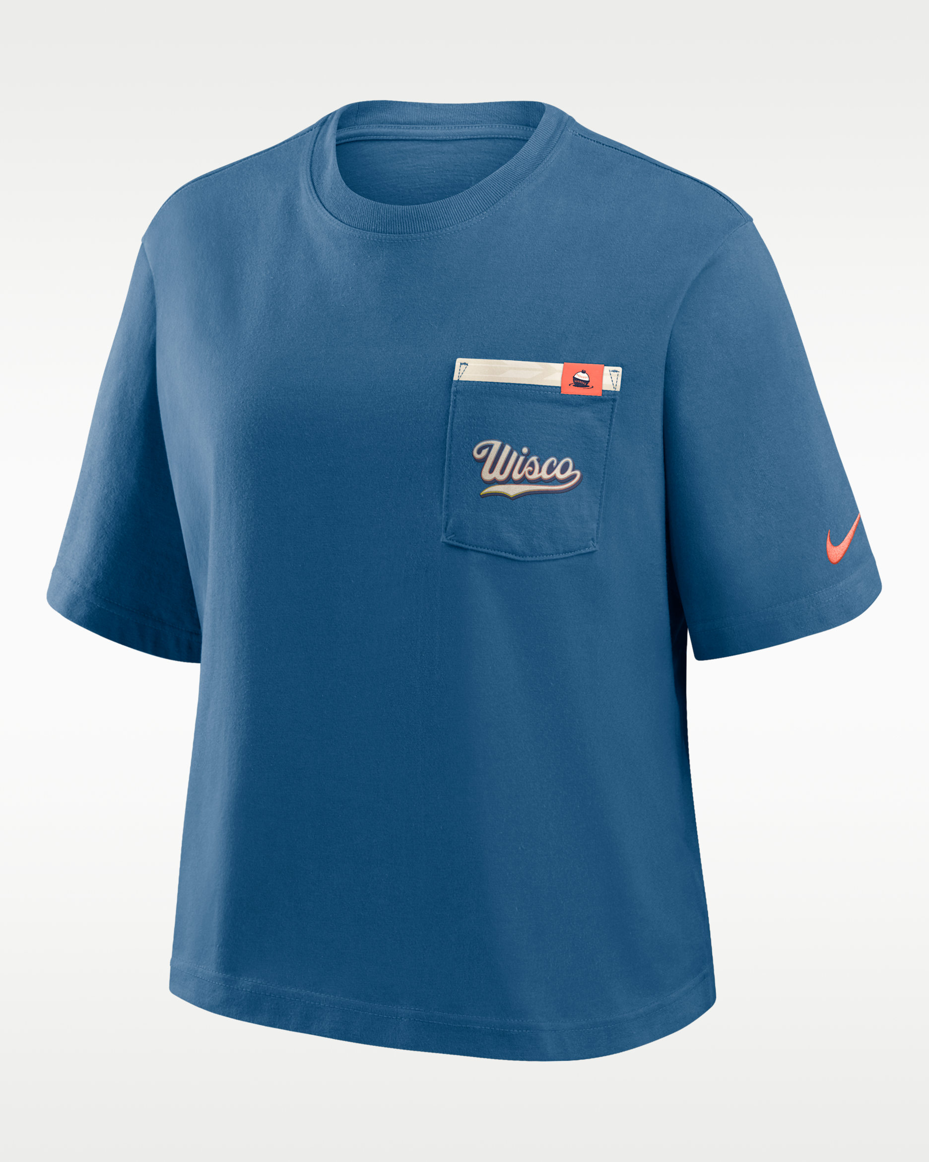 Milwaukee Brewers City Connect Pocket Boxy Women's Nike MLB T